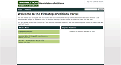 Desktop Screenshot of hambleton.firmstep.com